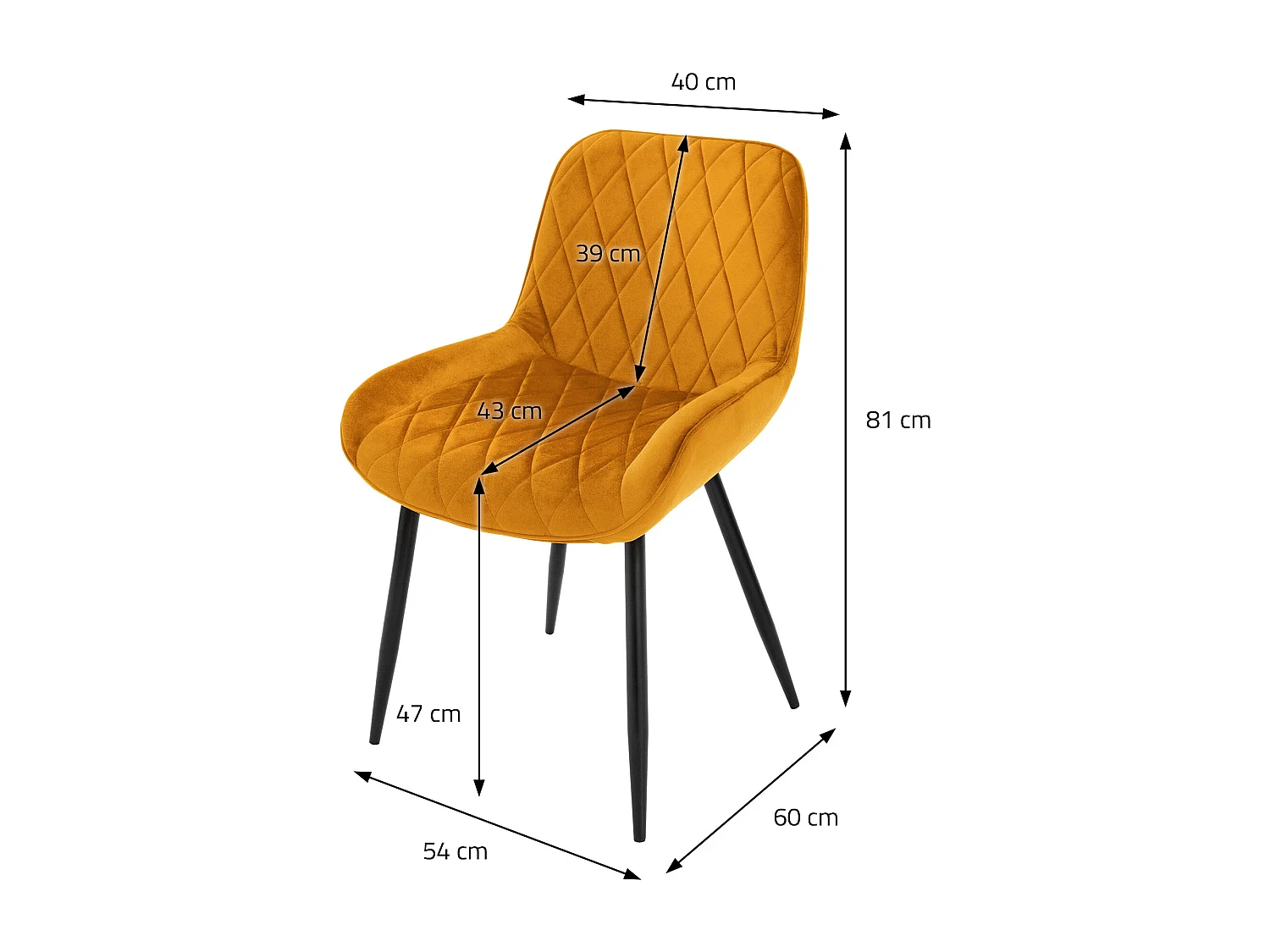 Set di 6 sedie Sedie da pranzo Sedie da soggiorno Sedia imbottita Sedia da cucina Velluto