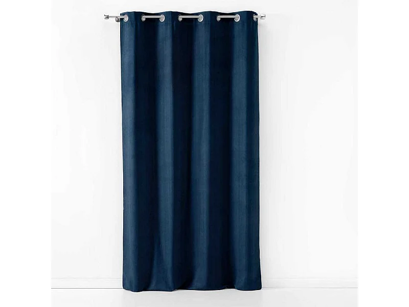 Rideau à Œillets "Sultane" 140x240cm Bleu Marine