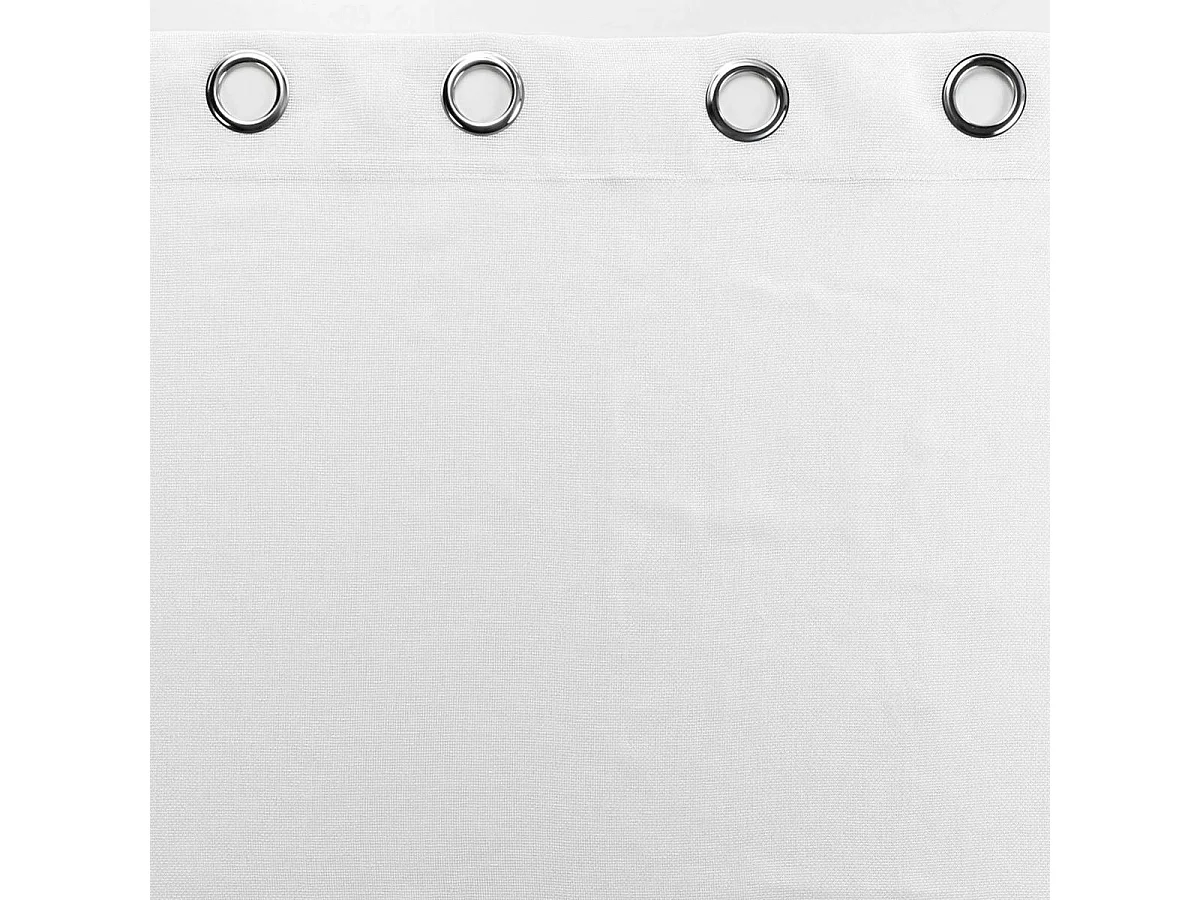 Rideau Voilage à Œillets "Malina" 140x240cm Blanc