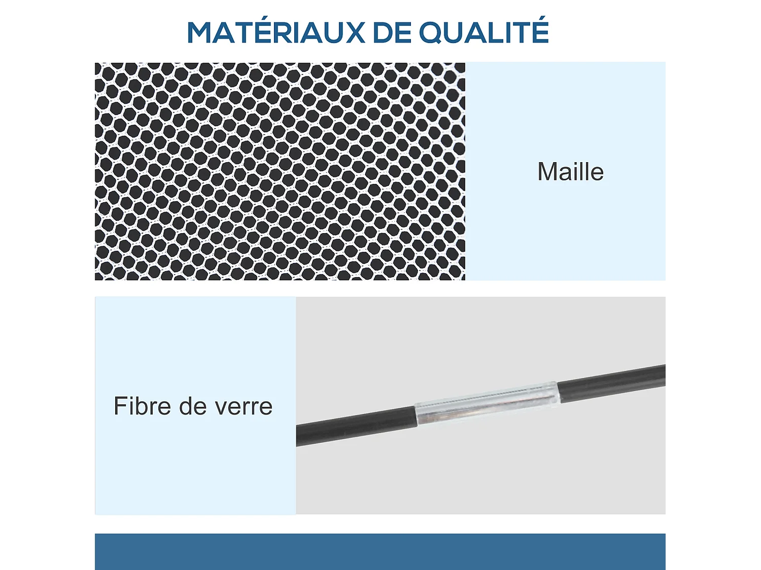 Cage de foot portable - but de football futsal pliable pop up - sac rangement, piquets inclus - dim. 247L x 203l x 201,5H cm - fibre verre Oxford noir
