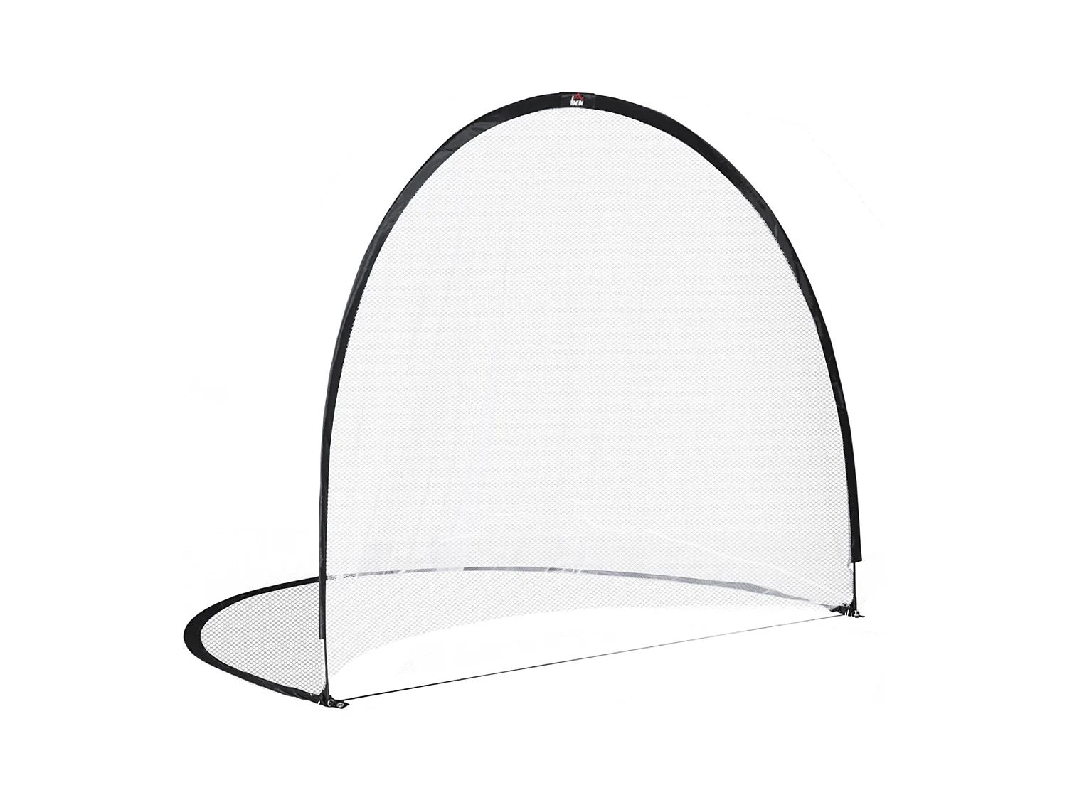Cage de foot portable - but de football futsal pliable pop up - sac rangement, piquets inclus - dim. 247L x 203l x 201,5H cm - fibre verre Oxford noir