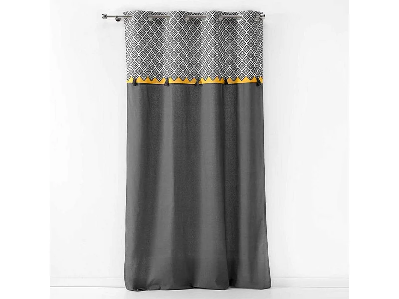 Rideau à Œillets "Neo Casa" 140x240cm Gris