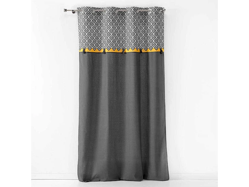 Rideau à Œillets "Neo Casa" 140x240cm Gris