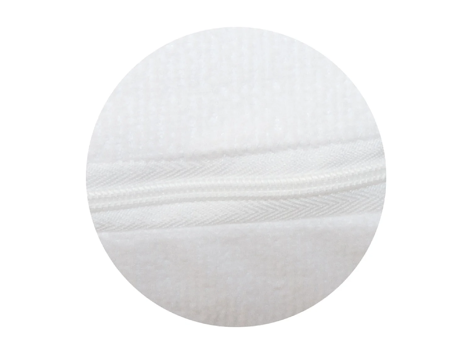 Babyunterbettdecke 60 x 120 cm mit Reißverschluss – 100 % wasserdichtes Polyester – Weiß