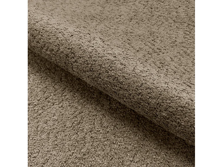 Emporius Gestoffeerd bed 180x200 cm Wave, bed met opbergruimte - Bouclé Bruin (Anthology 5)