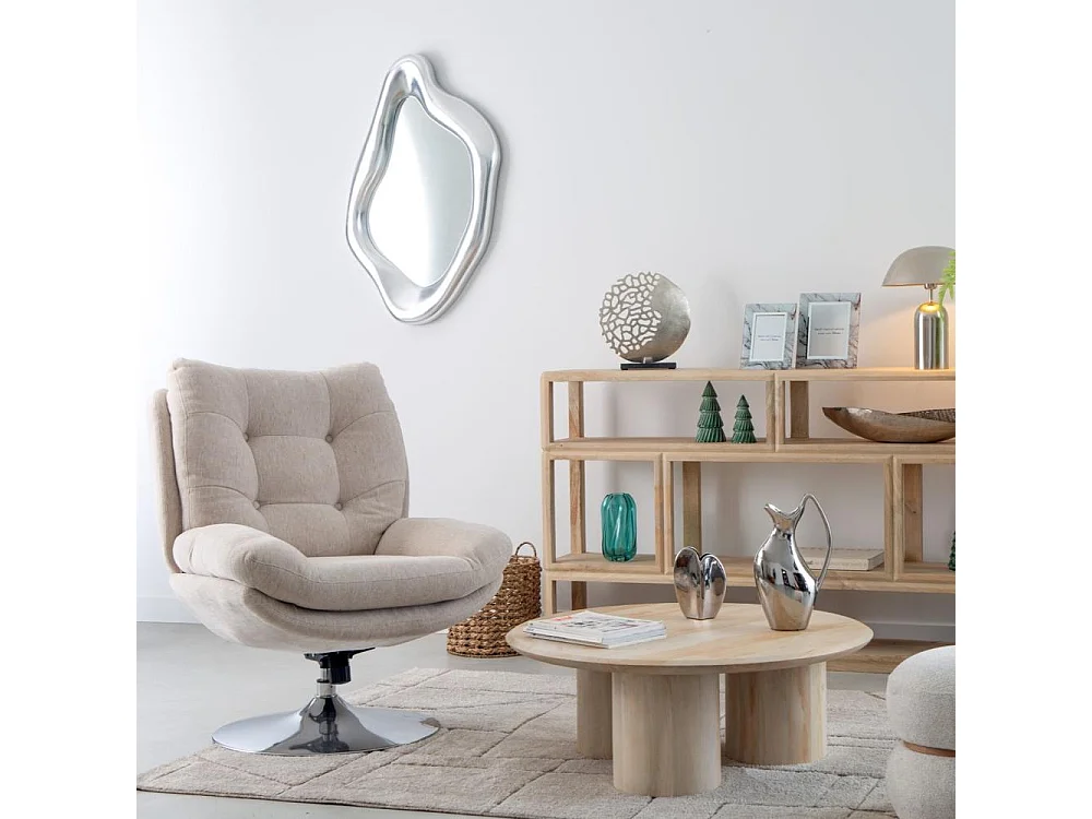 Vase Météore Chrome 33 cm