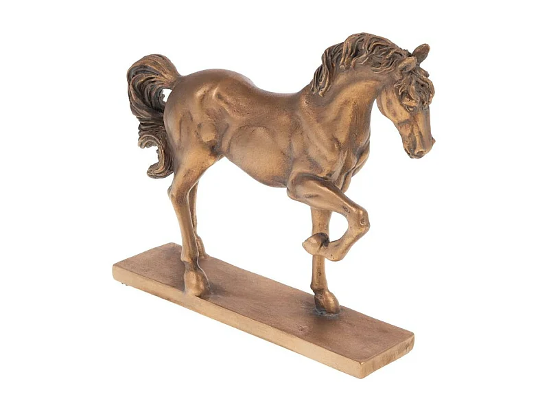 Cheval au trot patine 24 cm