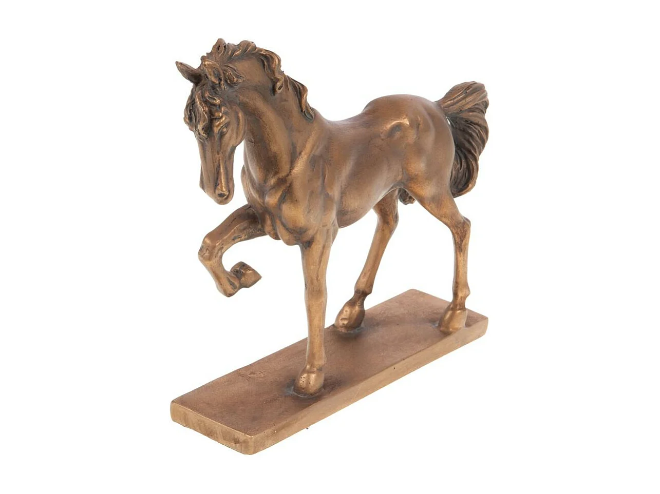 Cheval au trot patine 24 cm