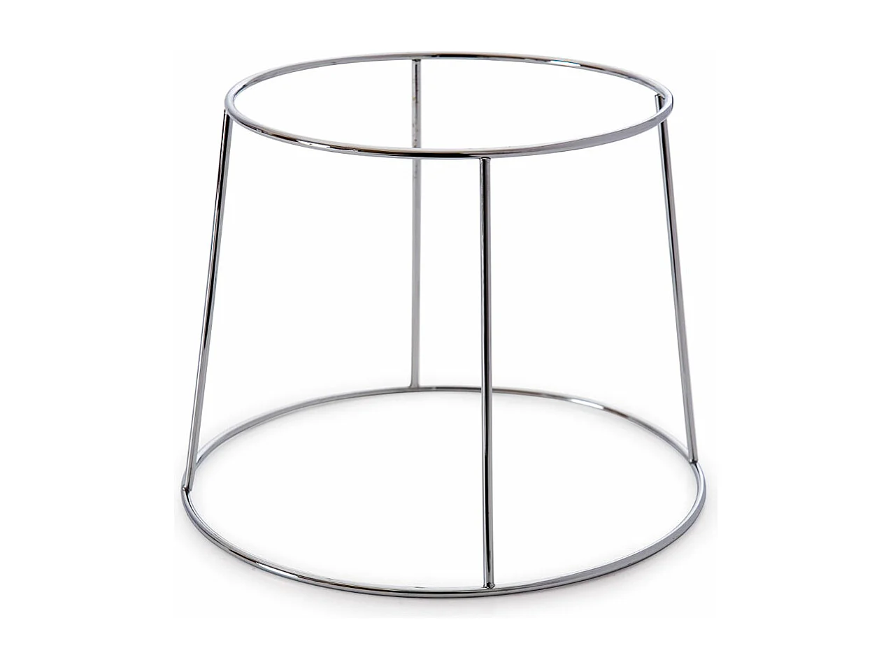 Support pour plateau de fruits de mer chromé 14 cm