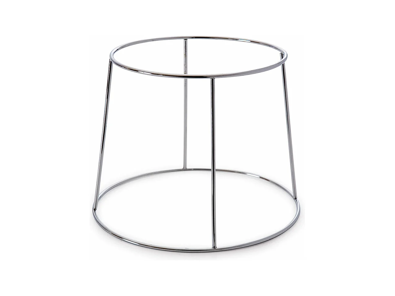 Support pour plateau de fruits de mer chromé 14 cm