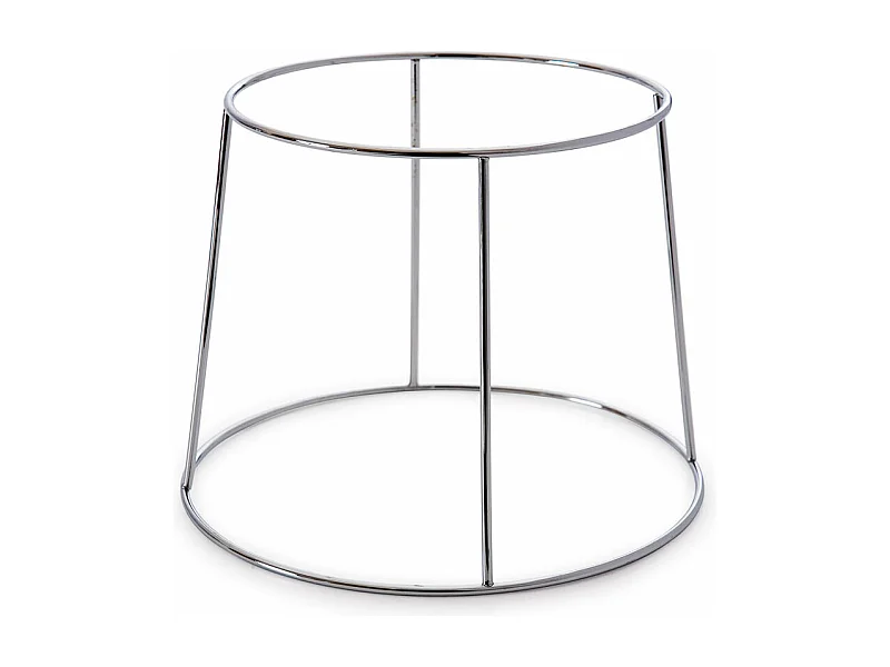 Support pour plateau de fruits de mer chromé 14 cm