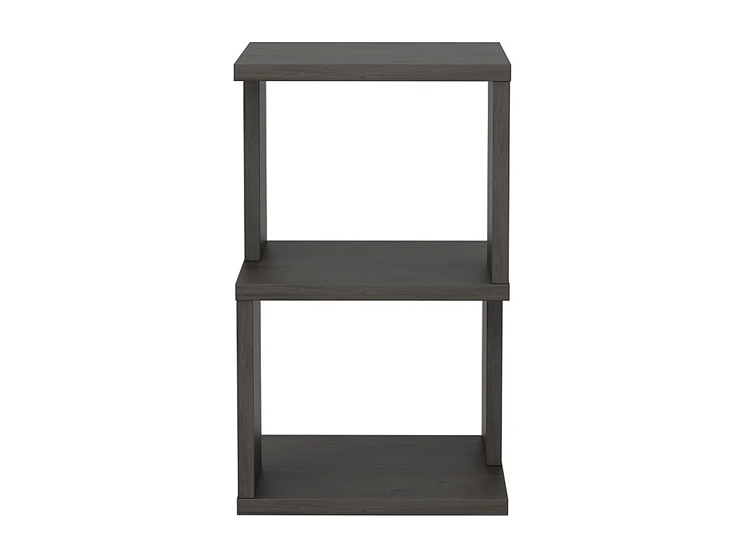 Table de chevet Carter , Etagères ouvertes, table d'appoint (Wenge)