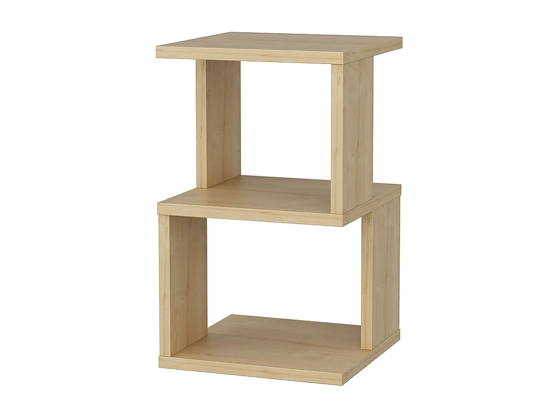 Table de chevet Carter , Etagères ouvertes, table d'appoint (Chêne)