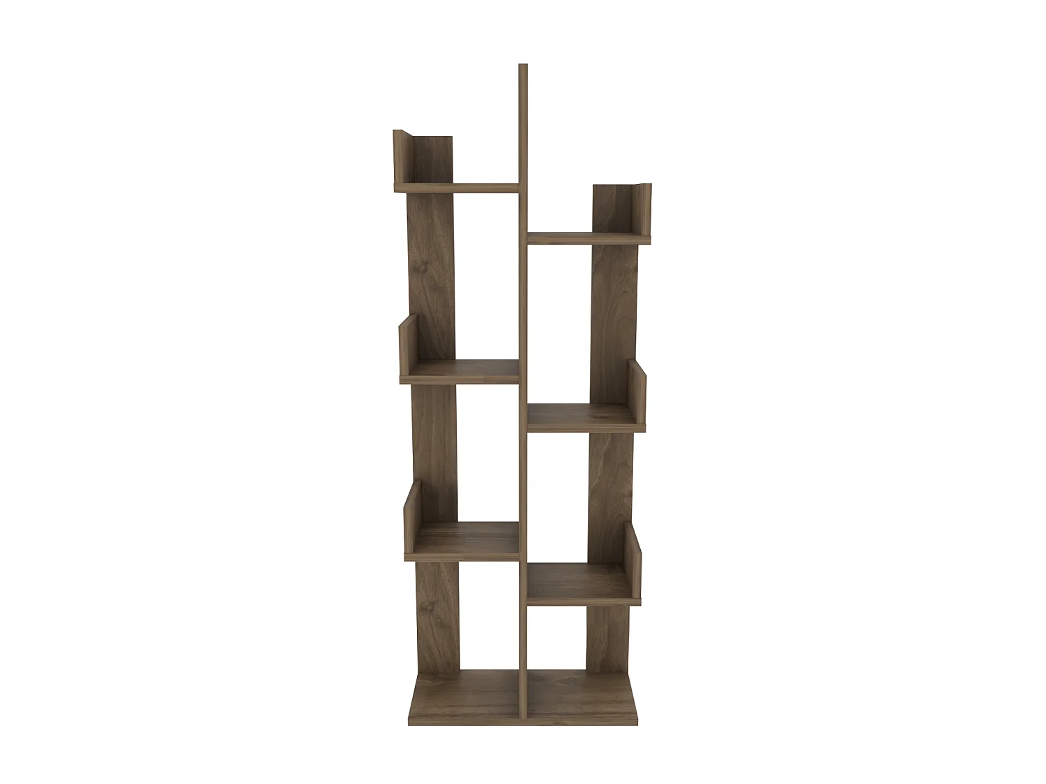Luisa Boomvormige Boekenkast 137 cm, 6 legplanken (Notenhout)