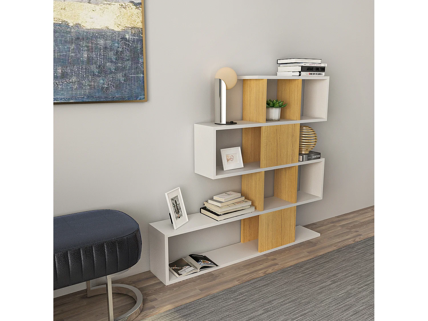 Decorotika Karlin 4-tier Bookcase