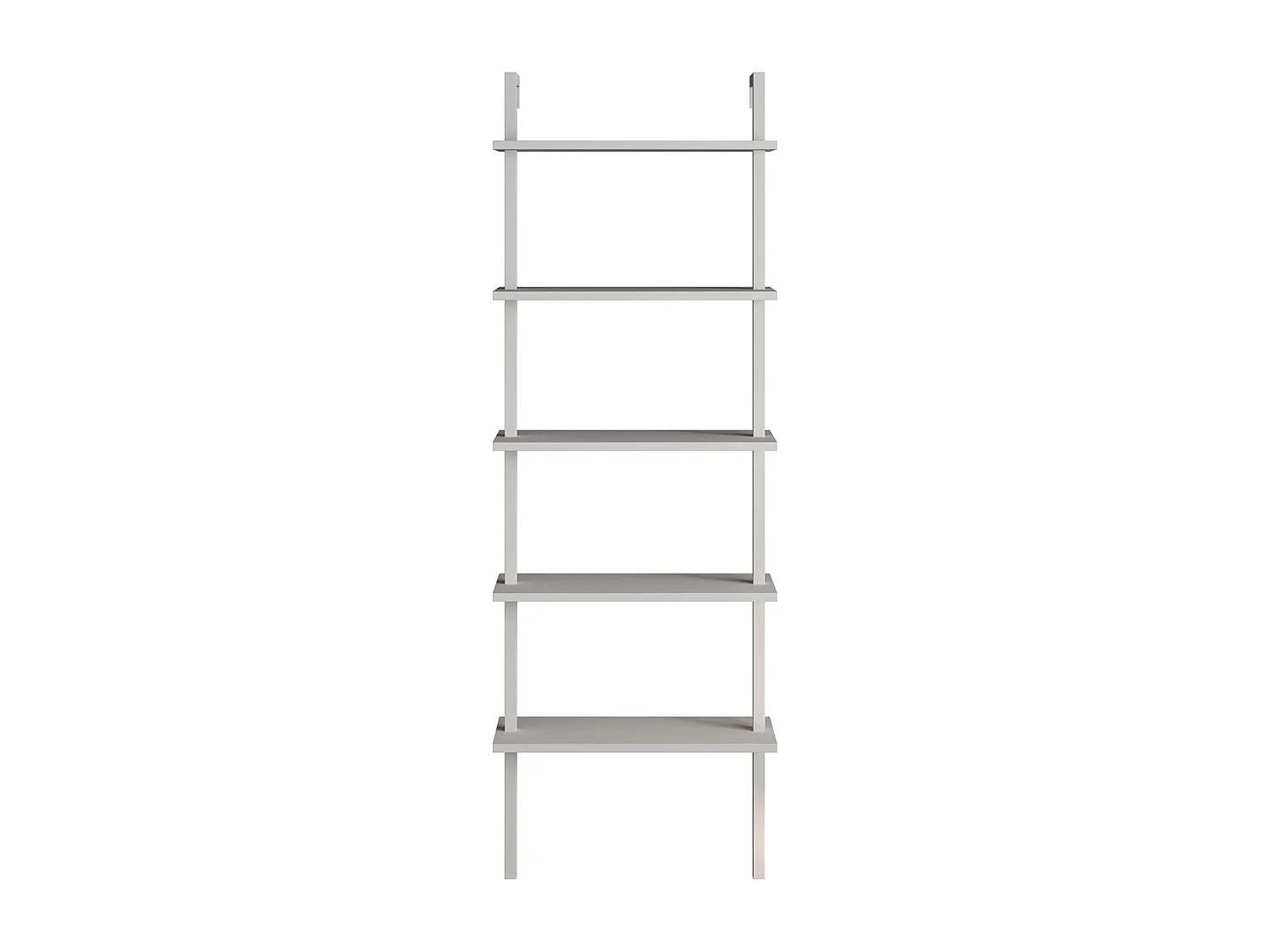 Decorotika Piante 5-tier Bookcase Display Stand - 60 cm W x  22 cm D x 174 cm H (Wall Mountable)