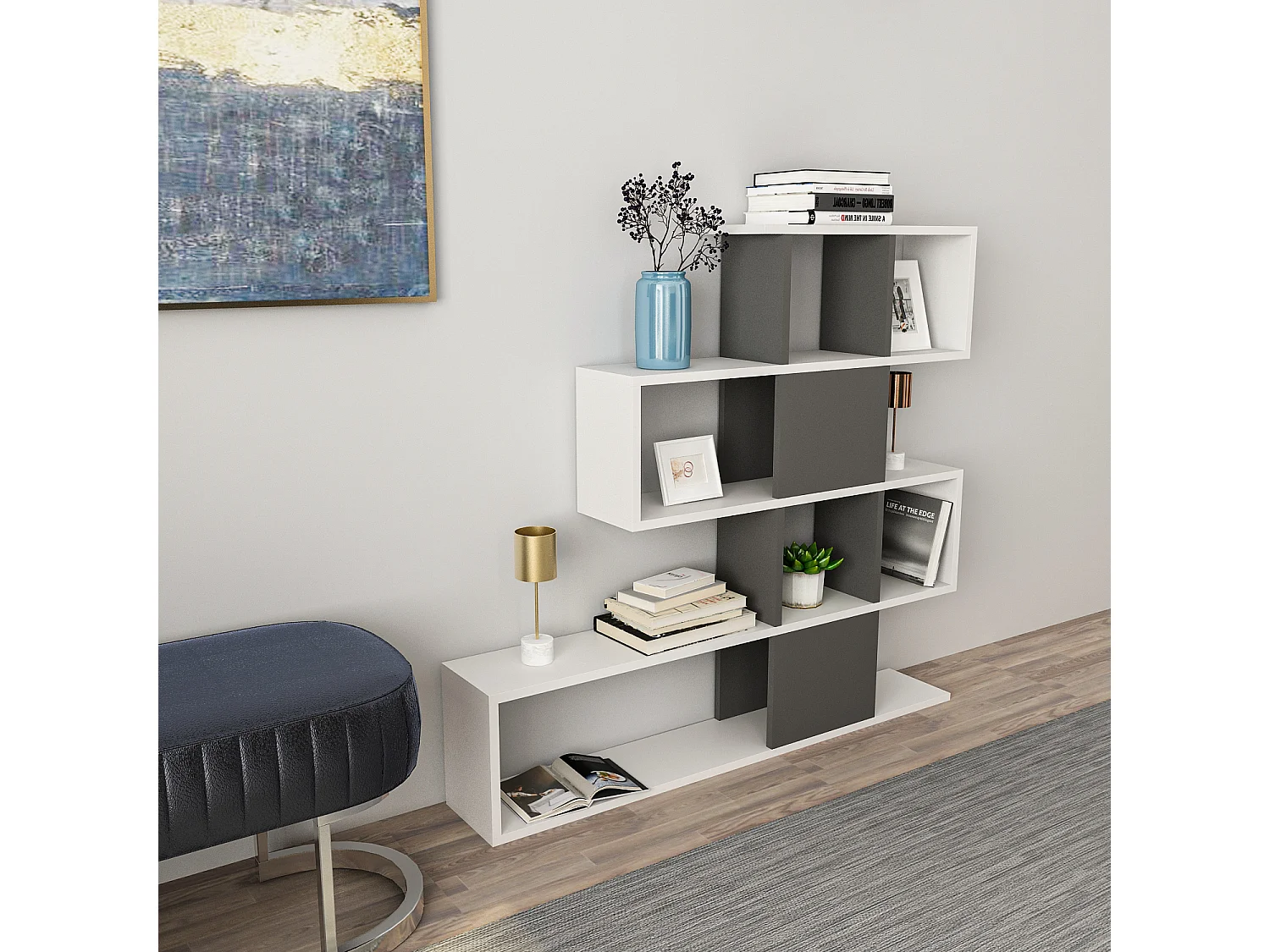 Decorotika Karlin 4-tier Bookcase