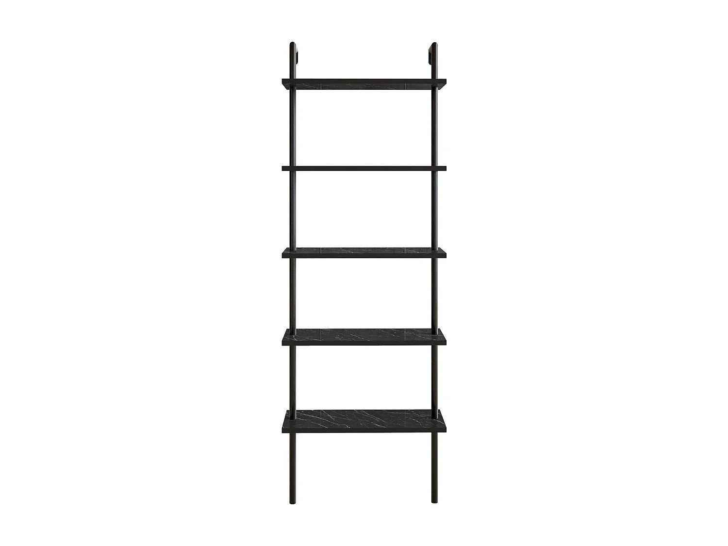 Decorotika Paula 5-tier Bookcase Shelving Unit Display Stand -  60 cm W x  22 cm D x 174 cm H