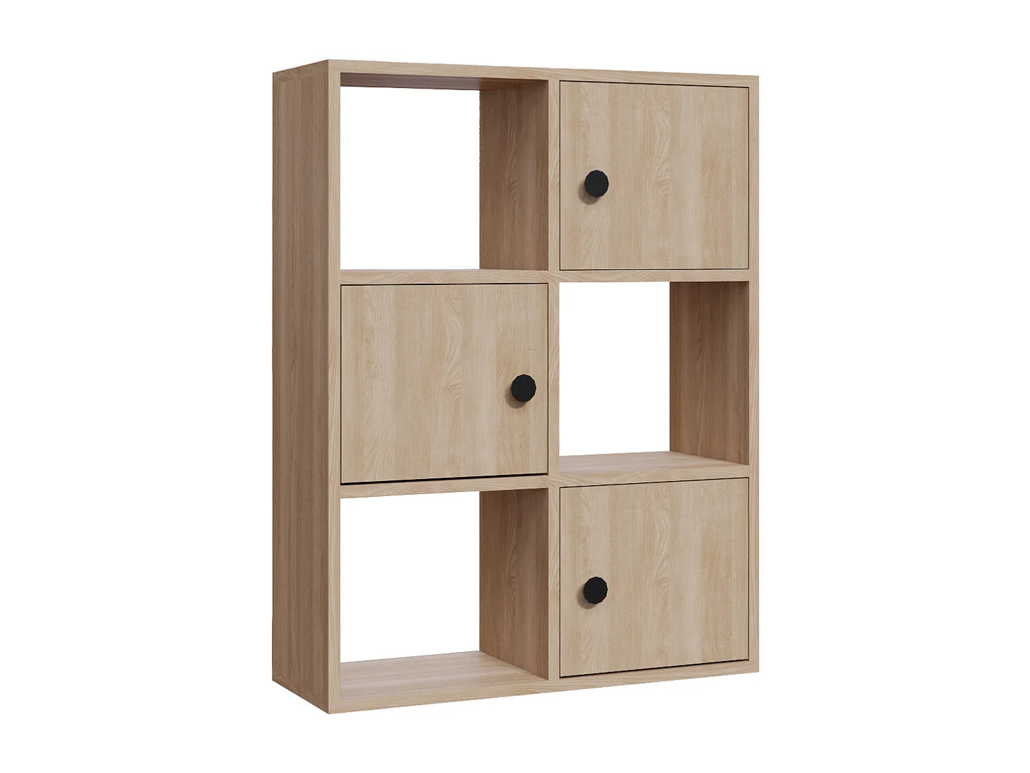 Bibliothèque Tilton 94 cm Armoires et Etagères ouvertes (Chêne)