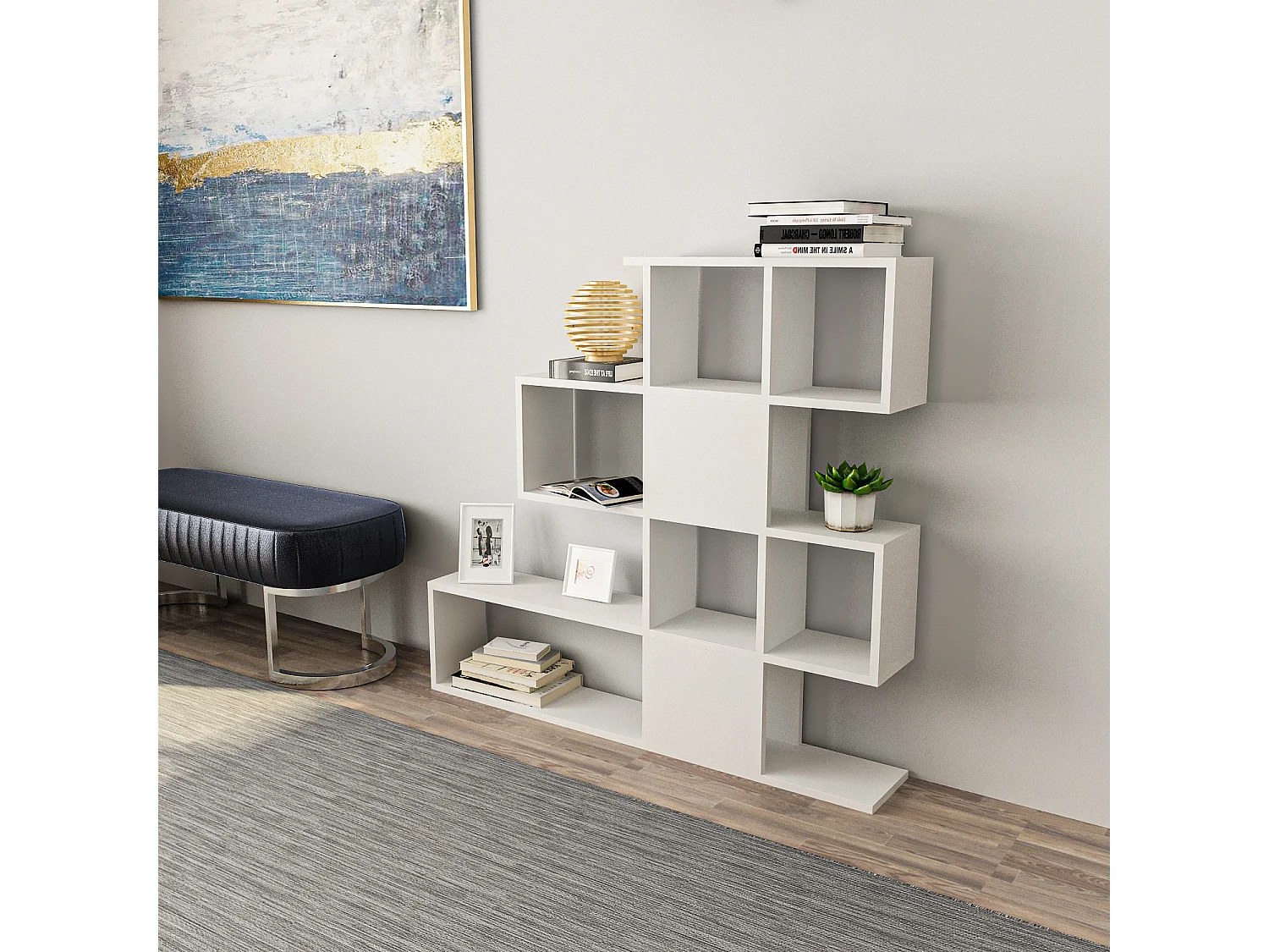 Decorotika Karlin 4-tier Bookcase