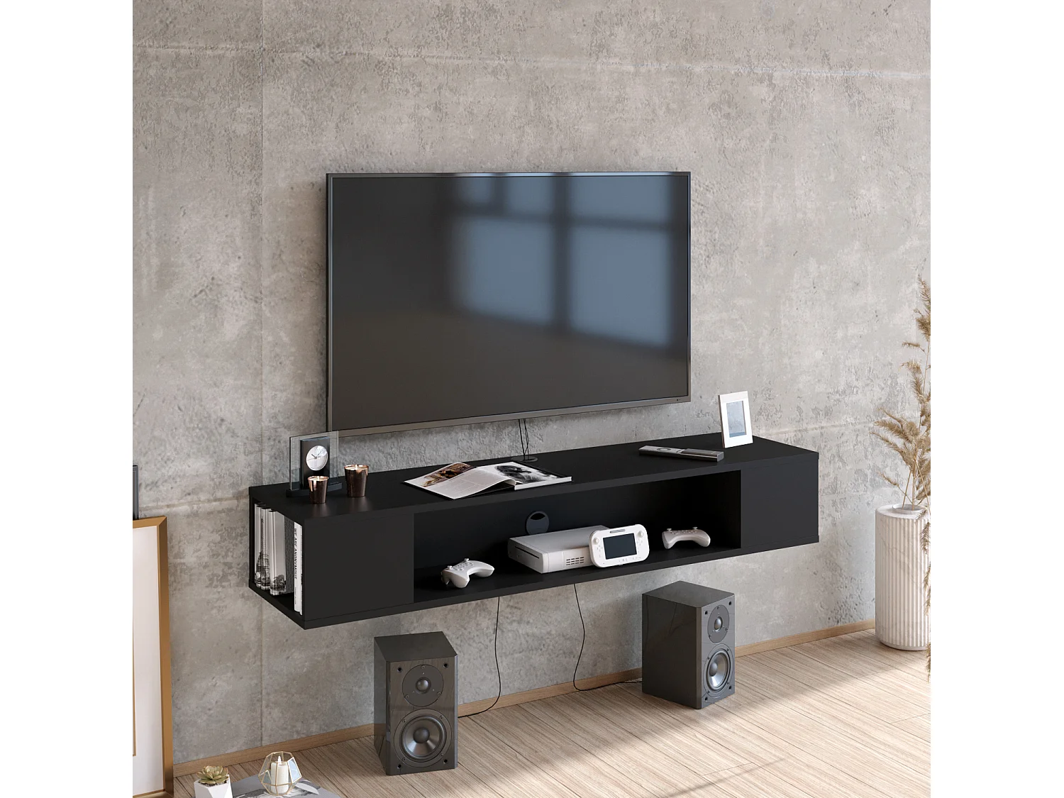 Decorotika Peti Floating  TV Unit