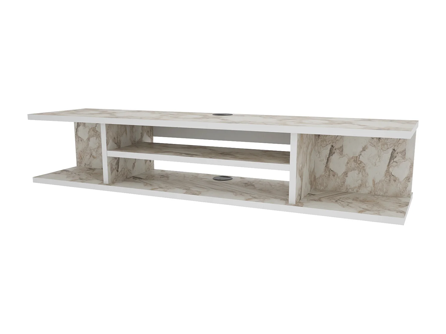 Decorotika Pivot Floating  TV Unit for TVs up to 50 inches
