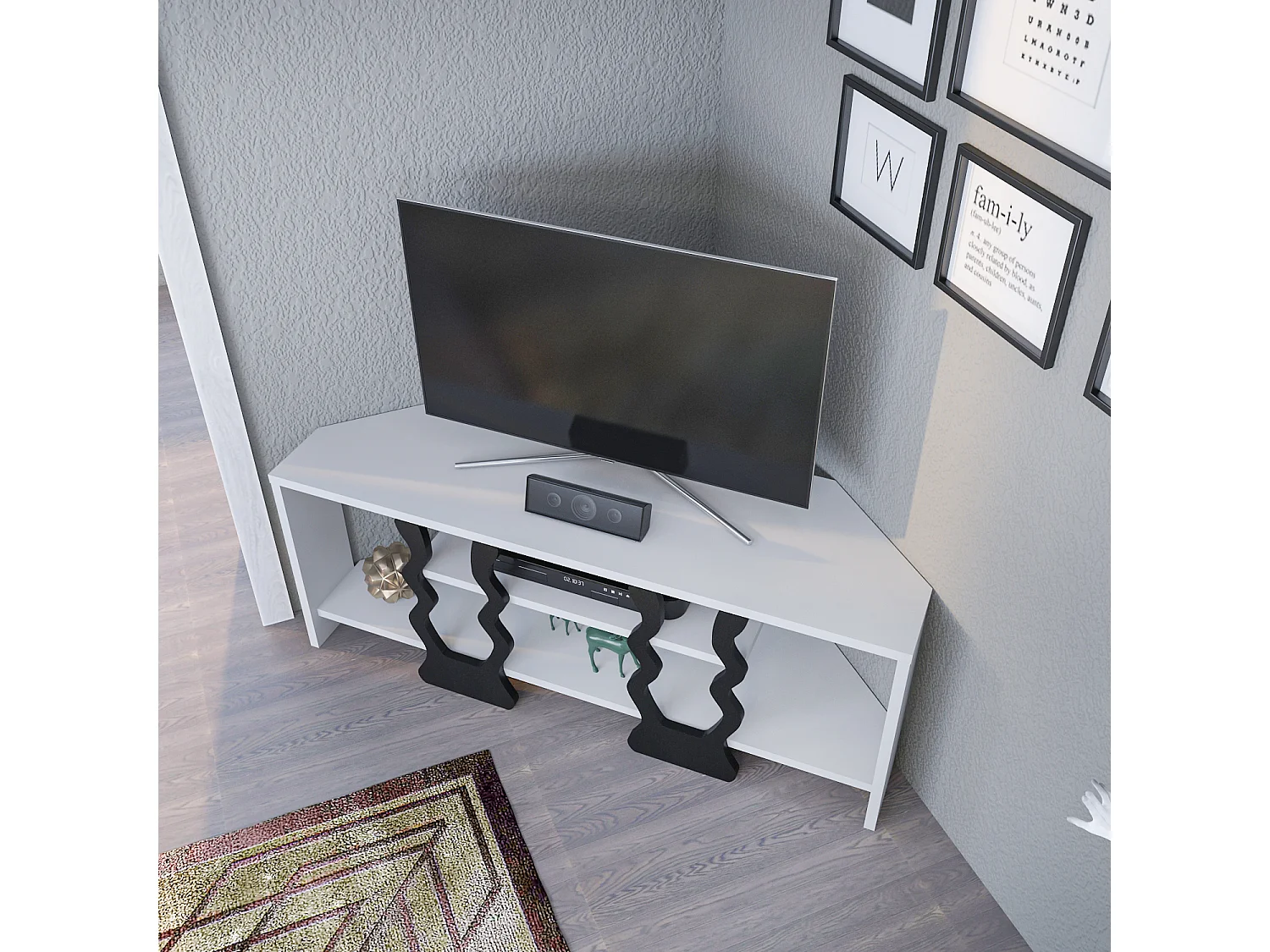 Eck-TV-Lowboard Firal