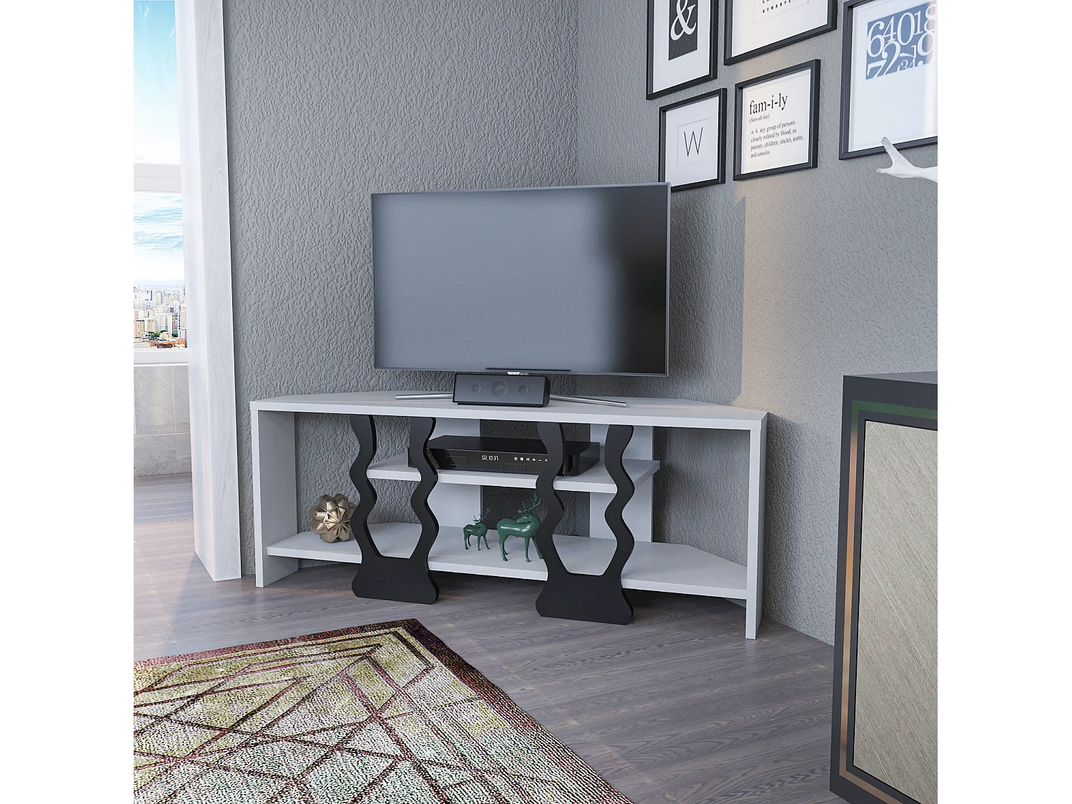 Eck-TV-Lowboard Firal