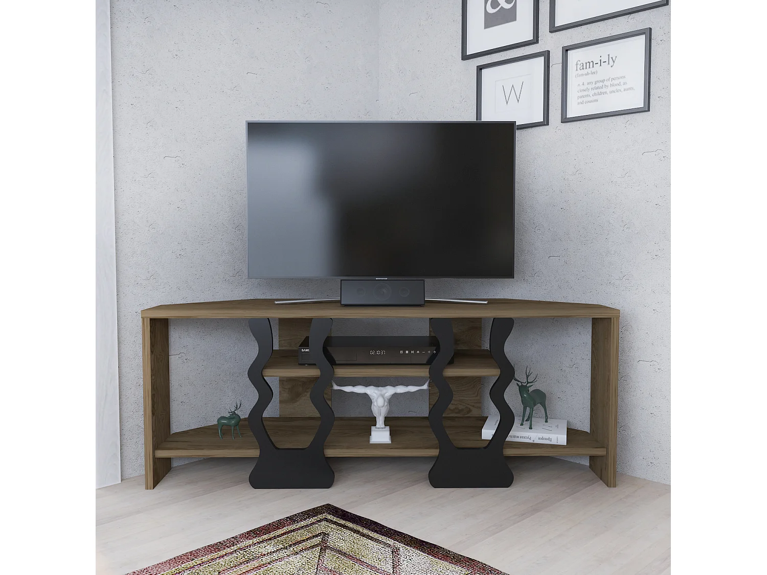 Eck-TV-Lowboard Firal