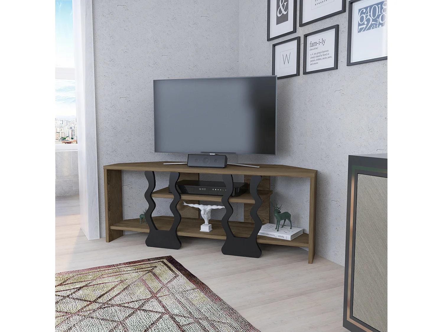 Eck-TV-Lowboard Firal