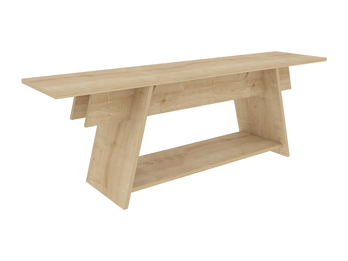 Meuble TV Lanca 120 cm Design Scandinavien, Simple et Chic