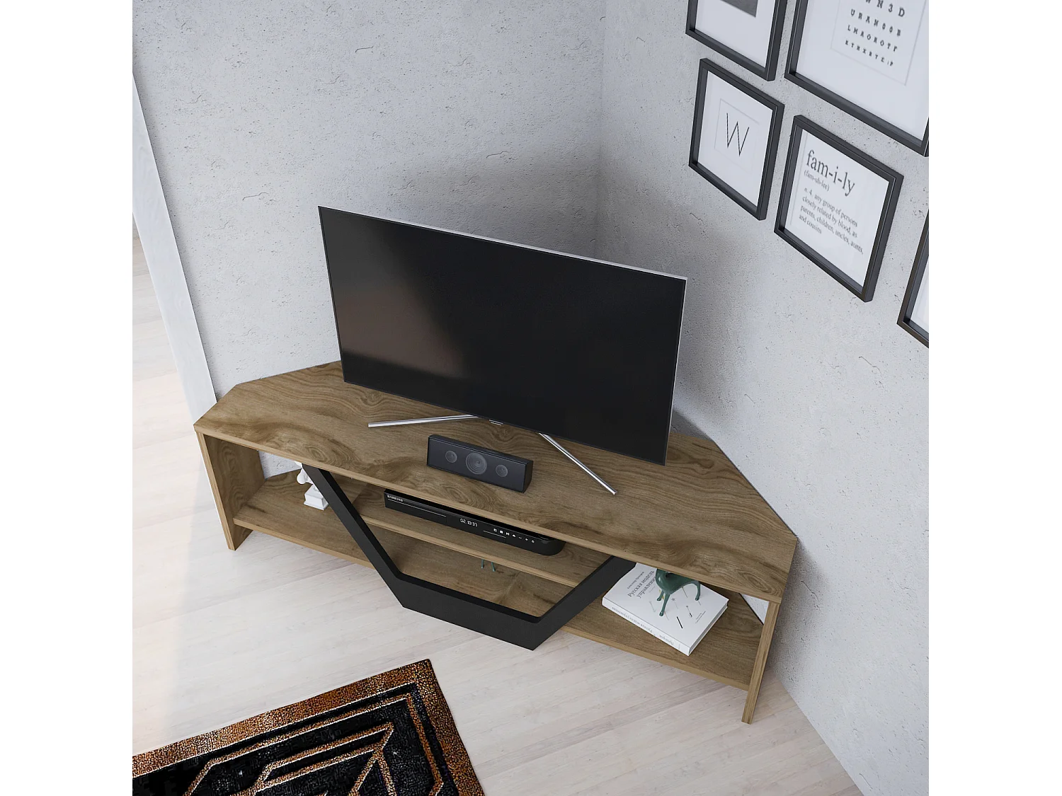 Eck-TV-Ständer Sares