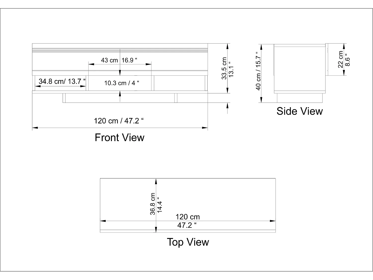 TV Lowboard Celestia