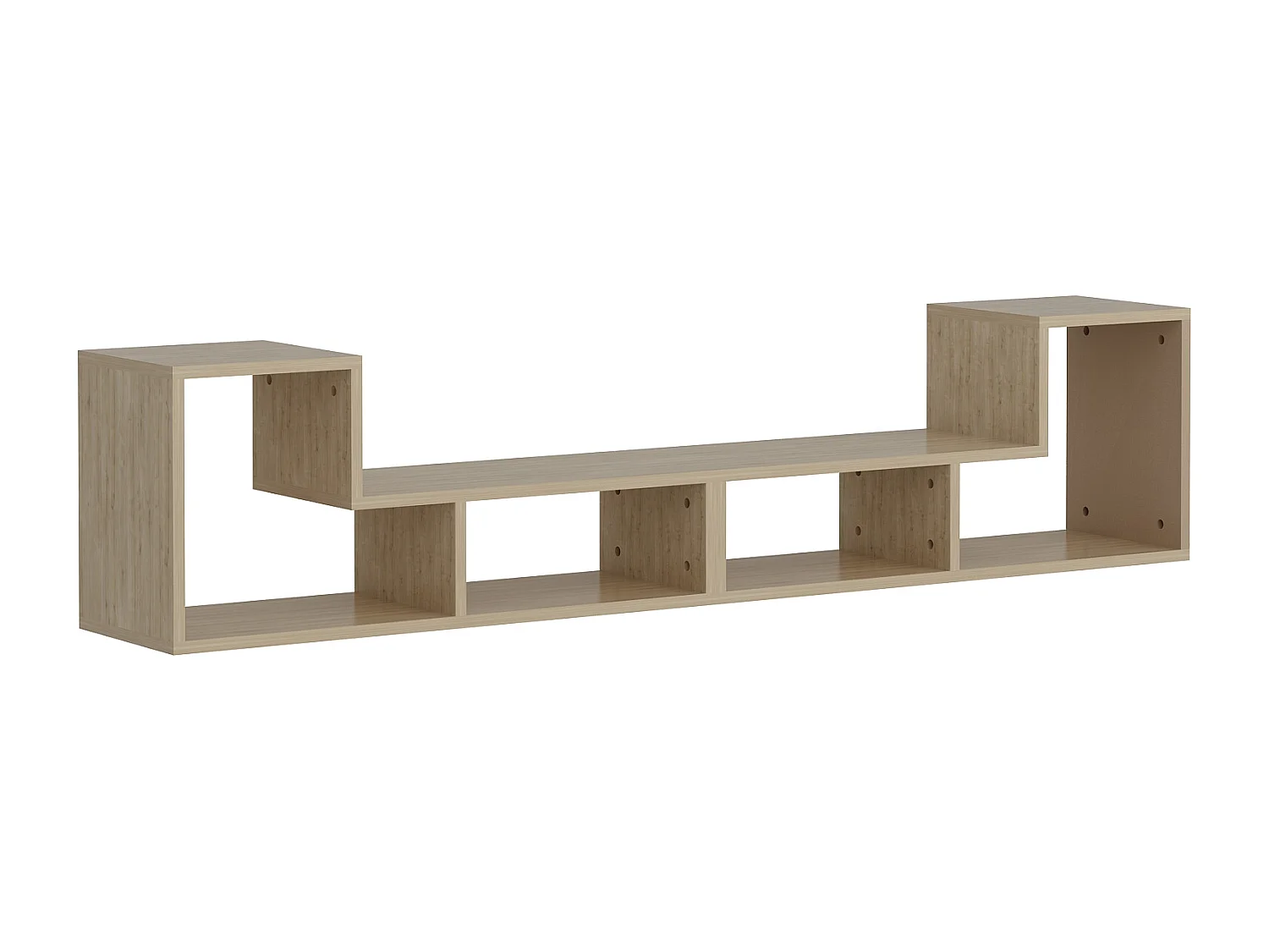 Meuble TV ajustable Cubicco, Design spécial pouvant passer de 120 cm à 180 cm