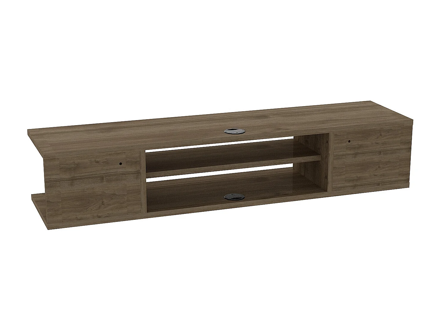 Meuble TV mural de 120 cm Pivot (Oud)