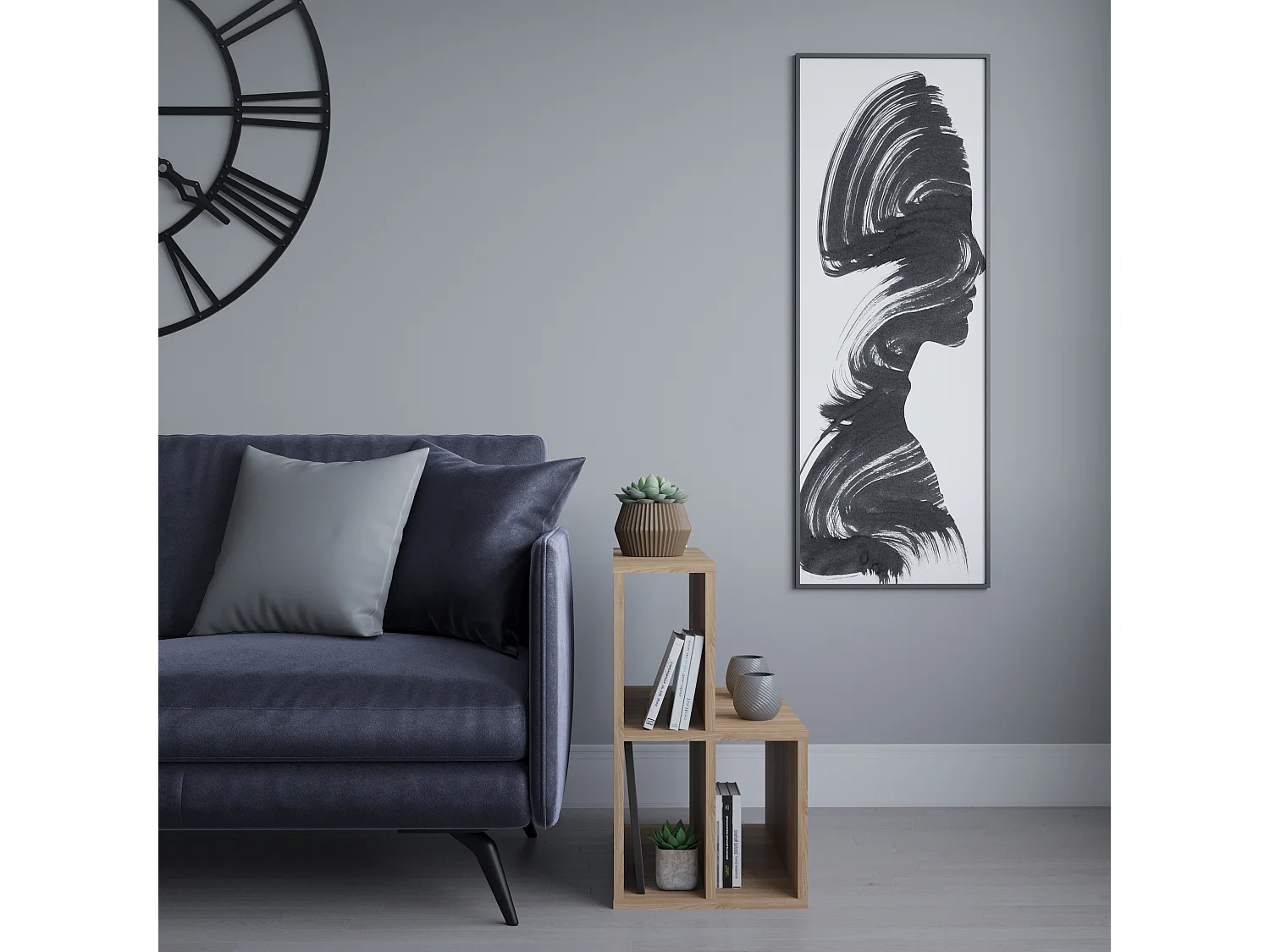 Table d'appoint, table basse, guéridon Lemont (Chêne)