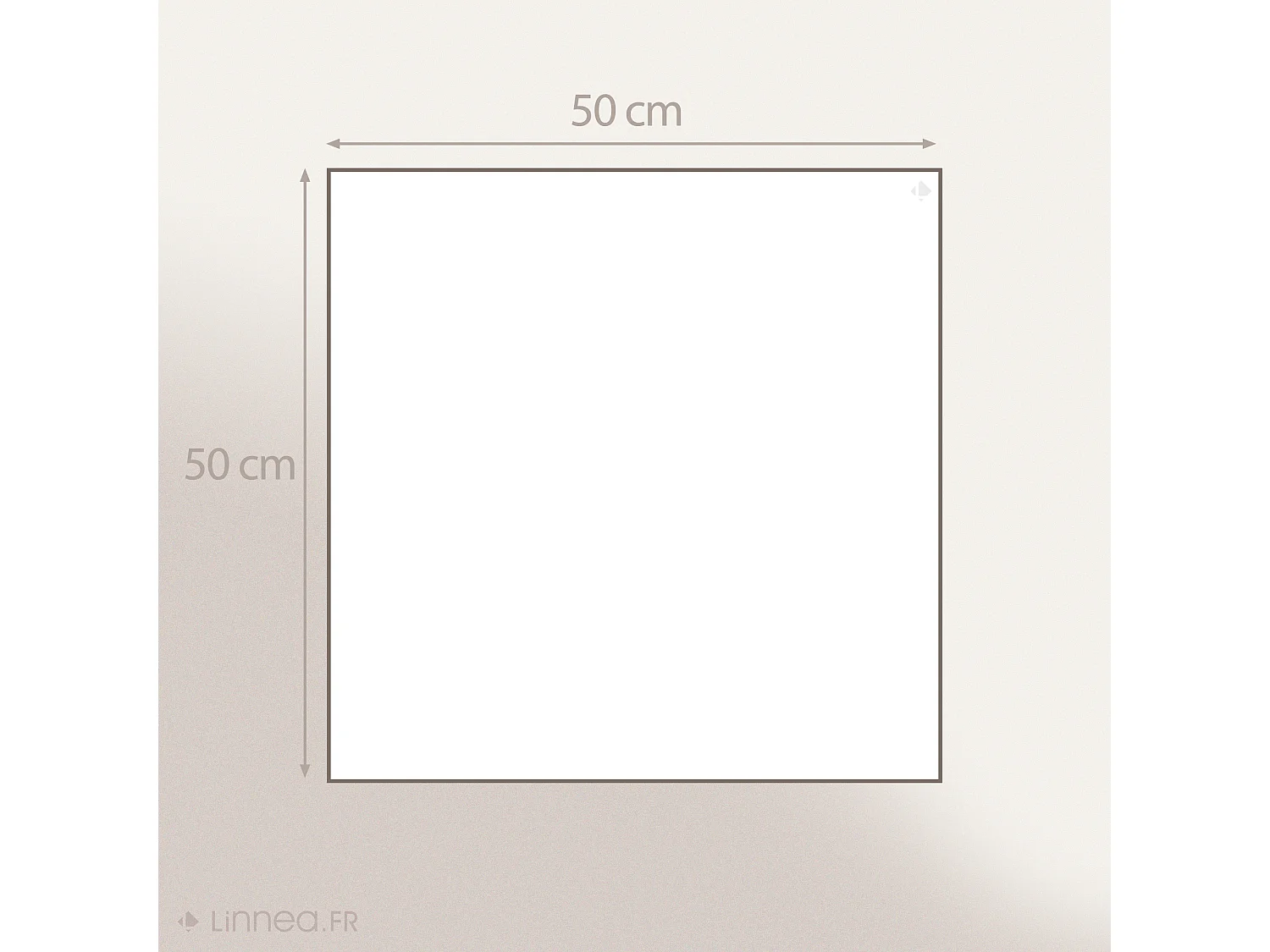 Lot de 2 torchons de cuisine 50x50 cm coton ATLANTIC motif aquatique crabe beige