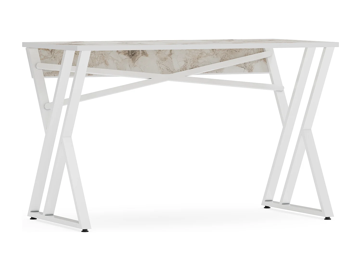 Decorotika Gyza Study and Writing Desk Metal Legs - W 120 cm x H 75 cm x D 60 cm