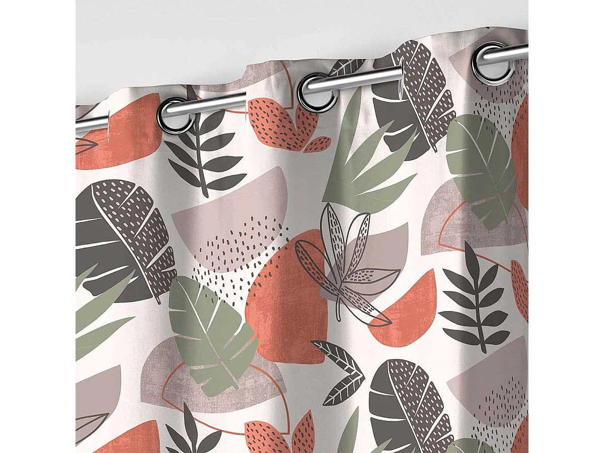 Rideau à Œillets "Bianca" 140x240cm Multicolore