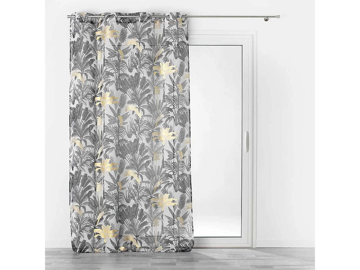 Exotischer Schleier mit Metallic-Drucken