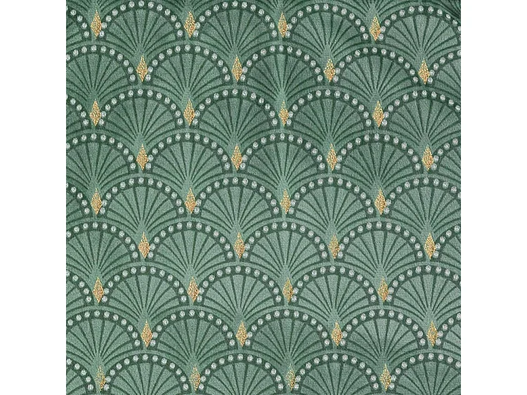 Cortina opaca de terciopelo impresa en oro 140 x 240 cm