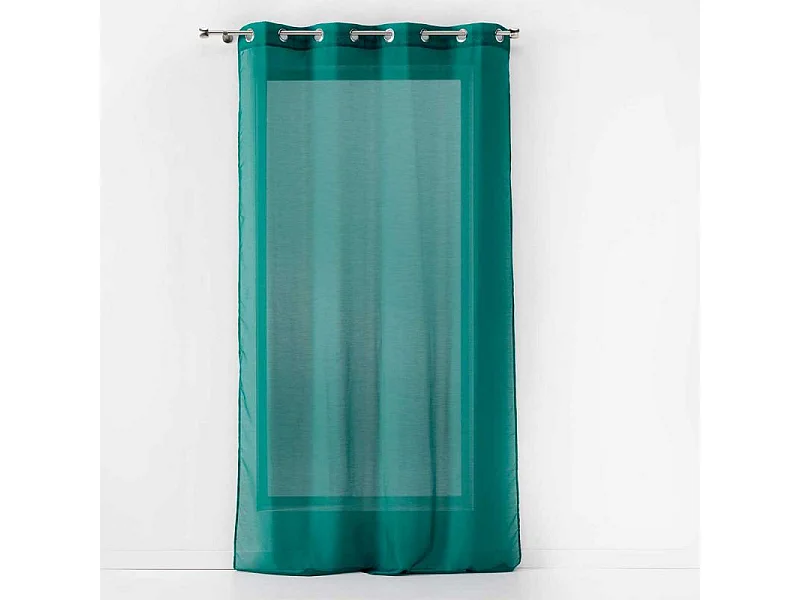 Rideau à Oeillets "Etamina" 140x280cm Émeraude