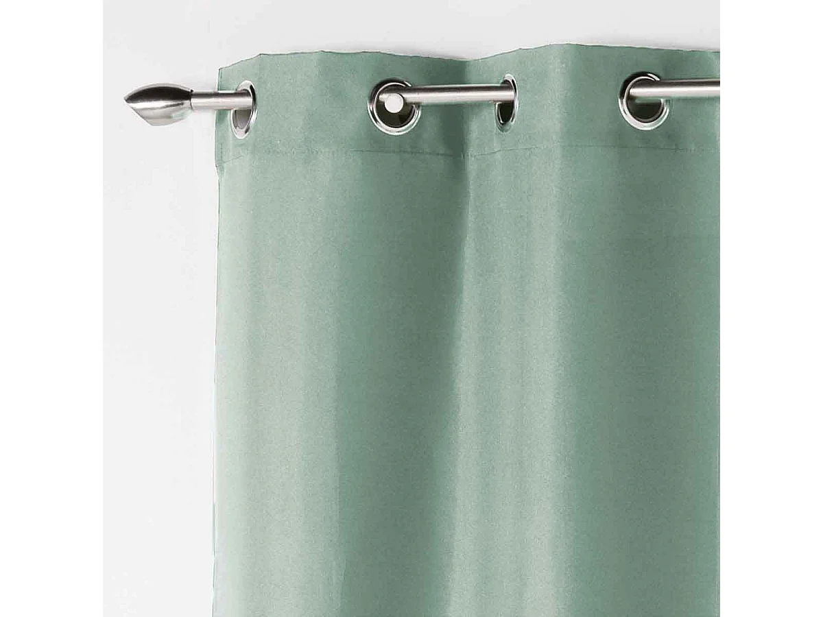 Rideau à Œillets "Absolu" 140x280cm Sauge