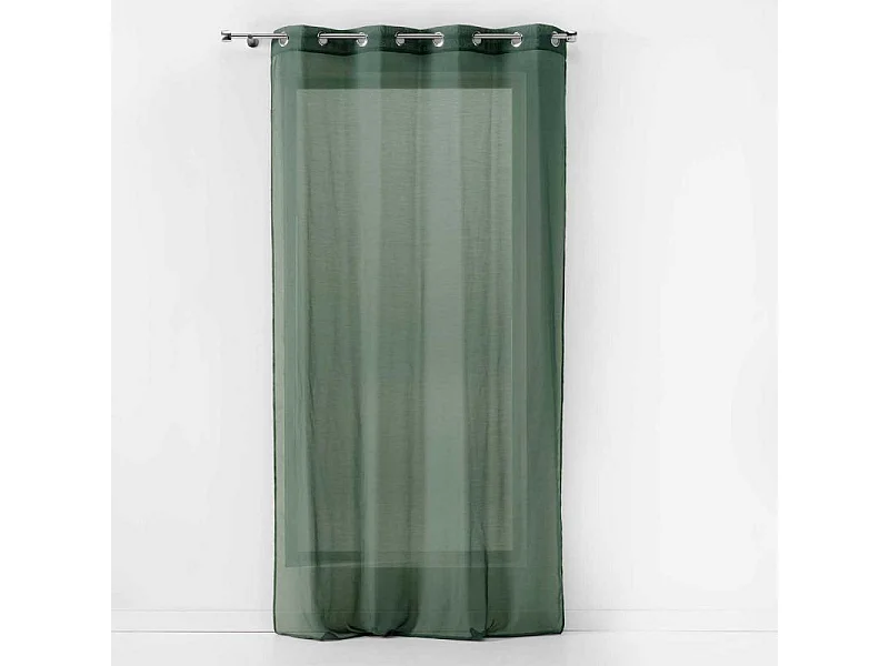 Rideau à Oeillets "Etamina" 140x280cm Vert Kaki