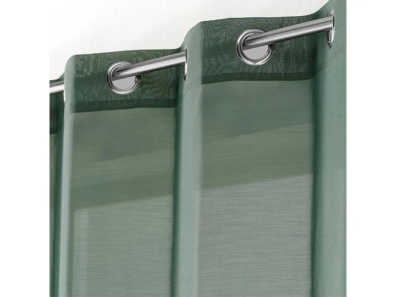 Rideau à Oeillets "Etamina" 140x280cm Vert Kaki