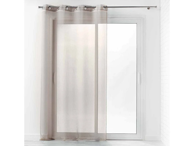 Rideau Voilage à Œillets "Camilla" 140x280cm Lin