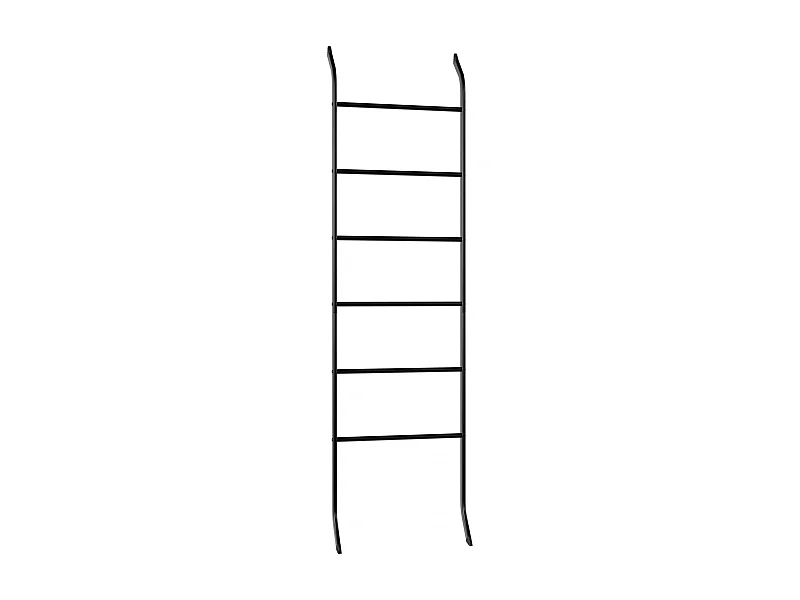 Porte-serviettes - Métal - 46 x 15 x 147cm - Noir - Elkin