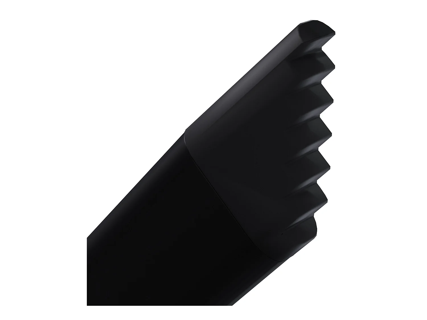 Porte-serviettes - Métal - 46 x 15 x 147cm - Noir - Elkin