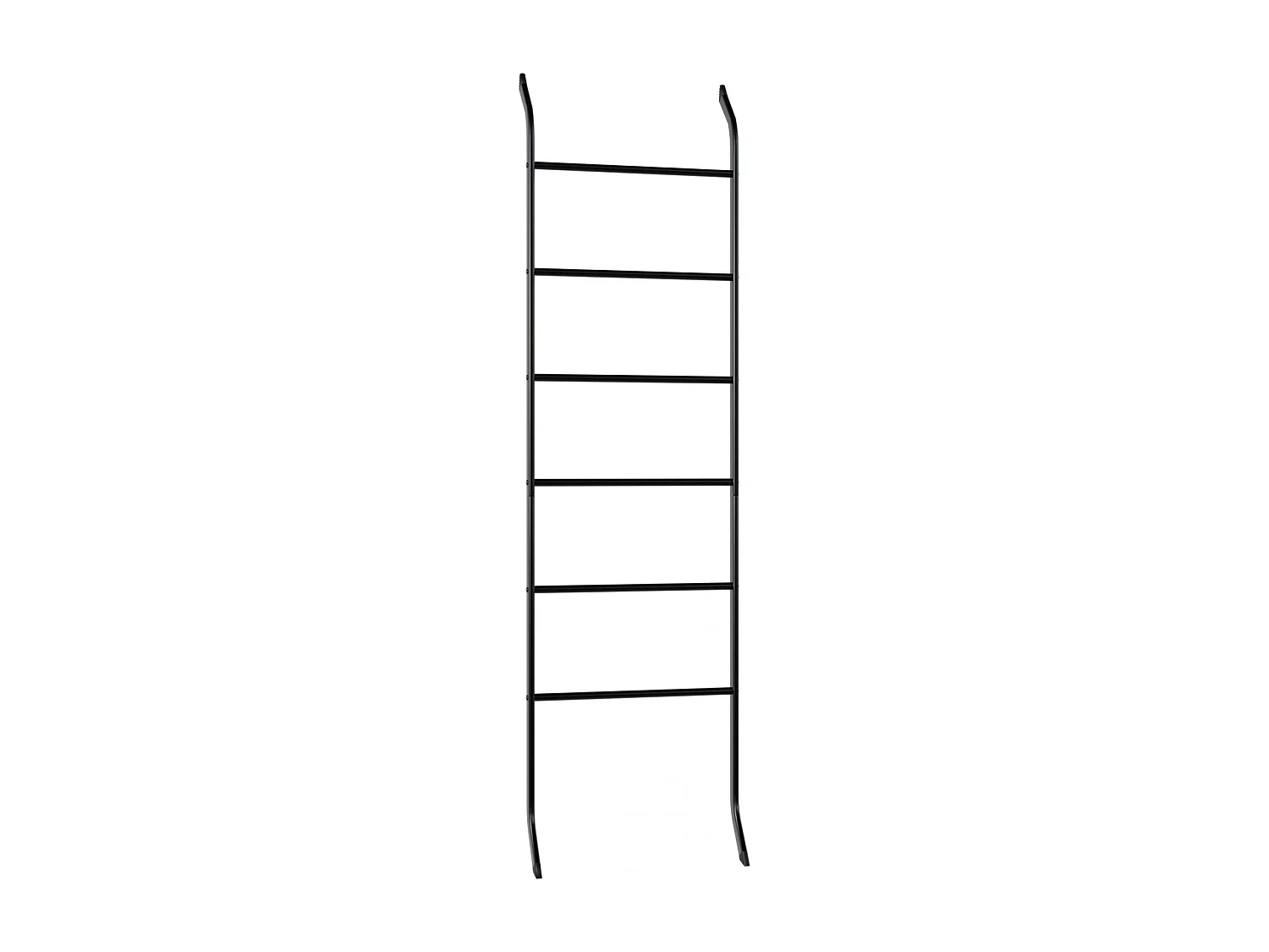 Porte-serviettes - Métal - 46 x 15 x 147cm - Noir - Elkin