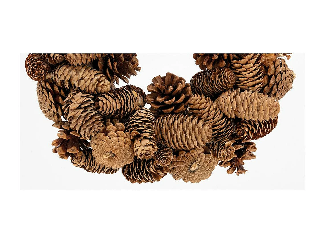 Couronne de Noël pomme de pin